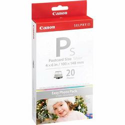Canon E-P20 S Silver foto papir Easy Photo Pack Postcard size (3.94" x 5.83") 100x148mm za Selphy ES1, ES2, ES3, ES30, ES40 2365B001AA