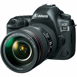 Canon EOS 5D Mark IV + 24-105 L IS II USM kit DSLR digitalni fotoaparat i objektiv Camera with 24-105mm f/4L II Lens (1483C028AA)