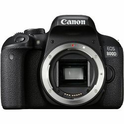 Canon EOS 800D Body 24.2MP FullHD 60fps Dual Pixel CMOS AF WiFi DSLR Camera Digitalni fotoaparat (1895C001AA)