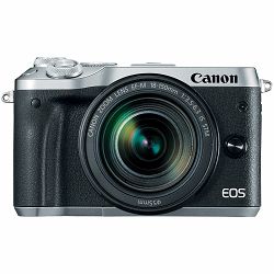 Canon EOS M6 + 18-150 IS STM Silver Mirrorless Digitalni fotoaparat i objektiv EF-M 18-150mm f/3.5-6.3 (1725C022AA)