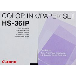Canon HS-36 IP foto papir Standard Print Pack for Canon CD-300 Printer (36 Sheets with Ribbon) 1996A003AA