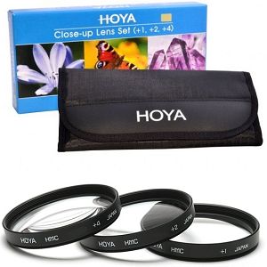 Hoya Close Up +1 +2 +4 HMC II set komplet macro filtera 62mm + torbica za filtere