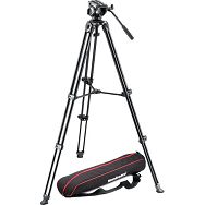 Manfrotto MVK500AM Fluid Drag Video Head with MVT502AM Tripod and Carry Bag - video stalak s fluidnom glavom 500 TWIN Alu Leg System NORD