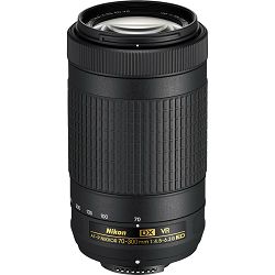 Nikon AF-P 70-300mm f/4.5-6.3G ED VR DX telefoto objektiv Nikkor 70-300 4.5-6.3 G (JAA829DA)