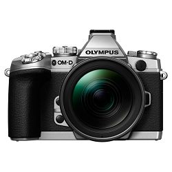 Olympus E-M1 Body silver + EZ-M1250 black  incl. Charger & Battery Micro Four Thirds MFT - OM-D Camera digitalni fotoaparat V207015SE000