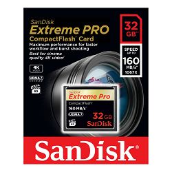 SanDisk Extreme Pro CF 160MB/s 32 GB VPG 65 UDMA 7 SDCFXPS-032G-X46 Compact Flash memorijska kartica